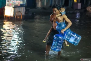 Banjir rob di pluit penjaringan